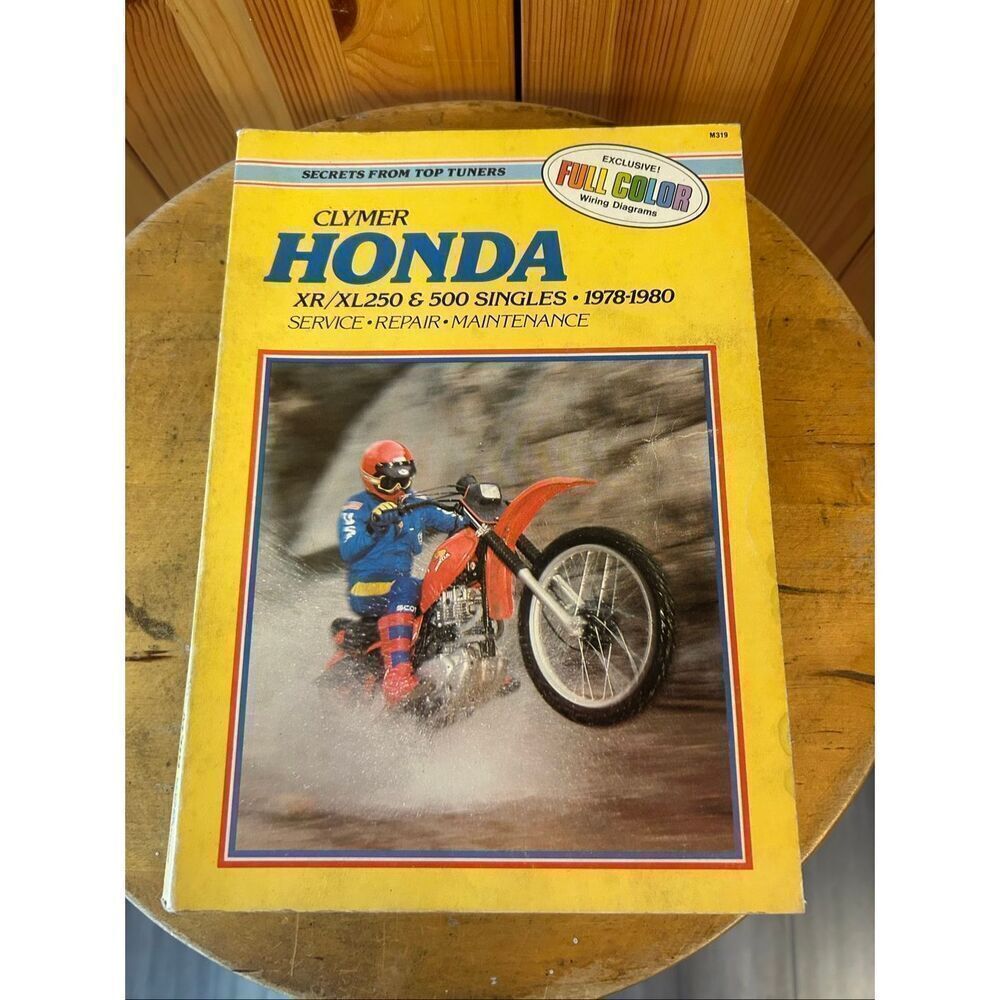 Clymer M319 1978-1980 XR/XL250 & 500 Honda Service Repair Maintenance Manual (54
